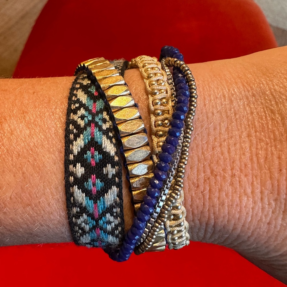 Stella & Dot Quadruple Wrap Bracelet